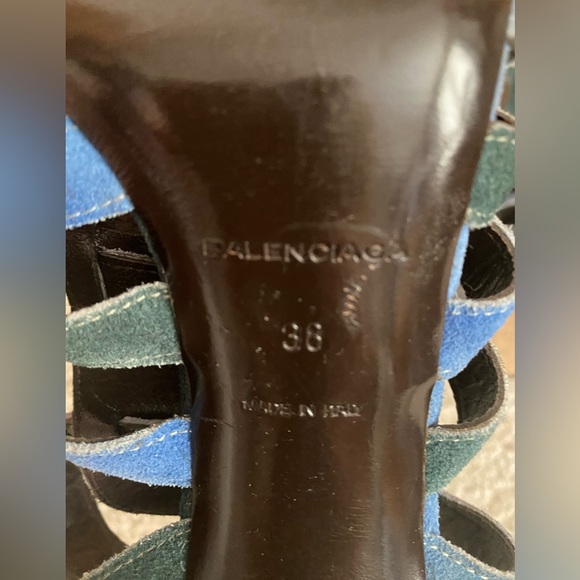 Tie dye/Multi colour Suede heels. Gorgeous! - Picture 4 of 5